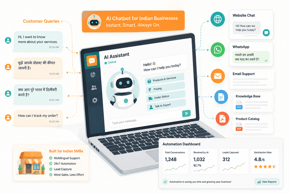 Best AI Chatbot for Small Business India: 7 Platforms Compared for Cost, Features & Setup Time